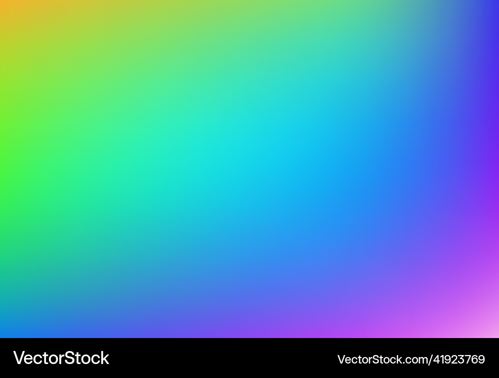 Rainbow Gradient Backdrop Vector Image