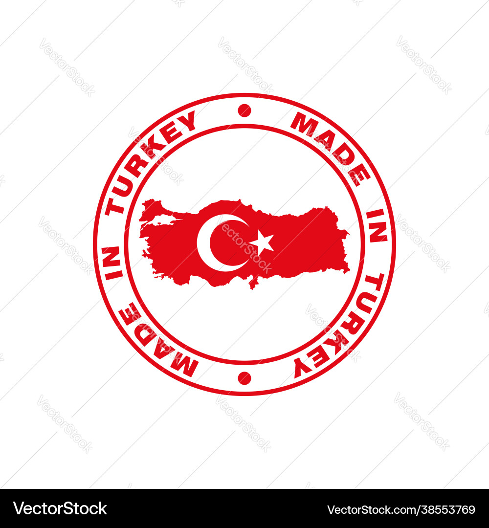 Turkey print Turkey print vector image