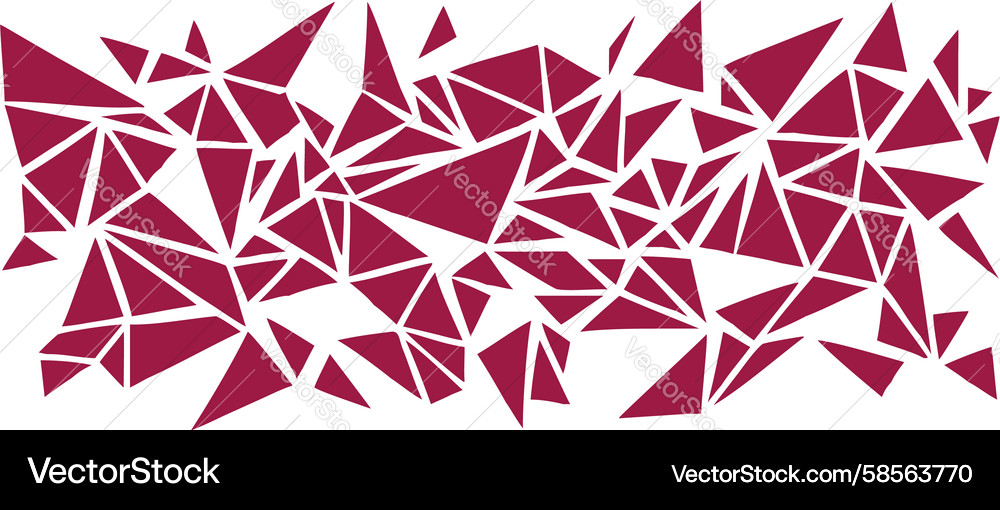 Dynamic Geometric Triangle Pattern Vector Image