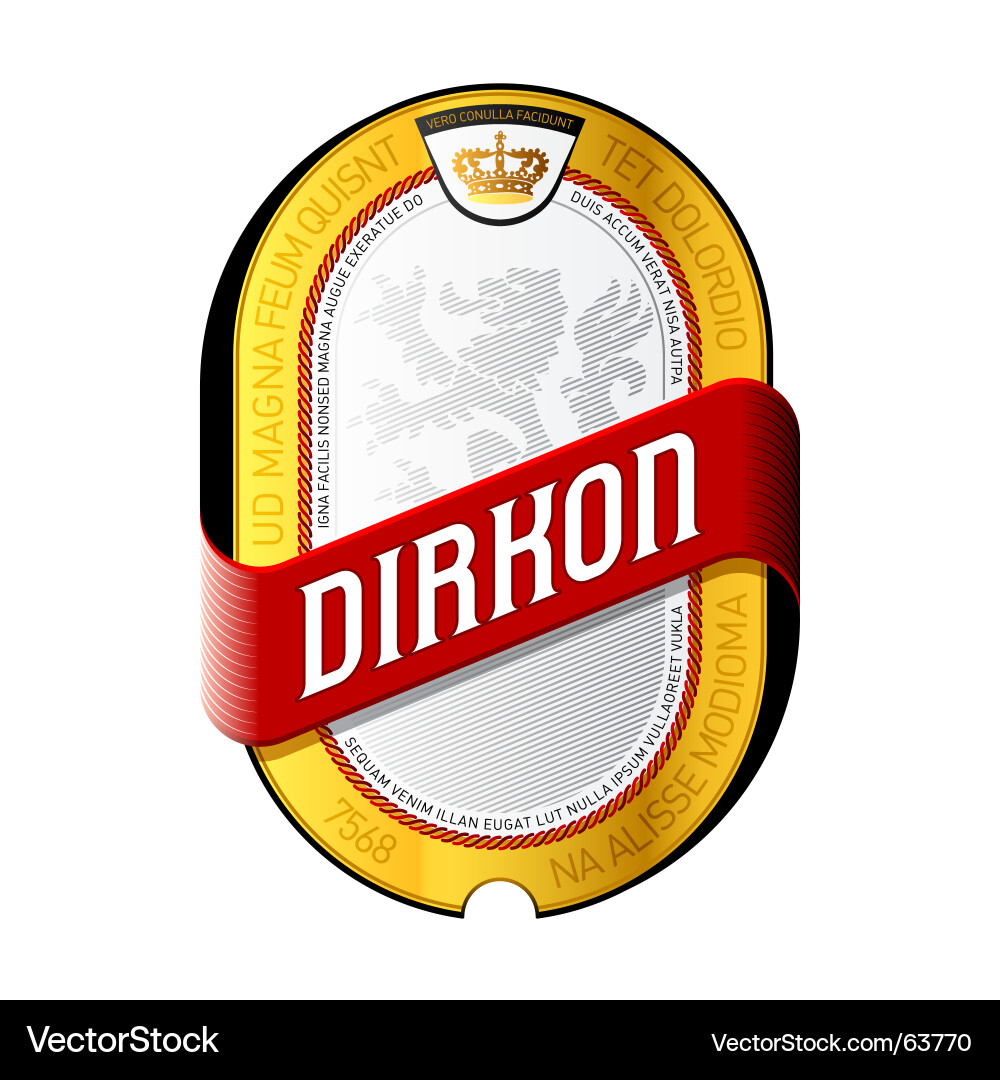 Elegant Badge Element Vector Image