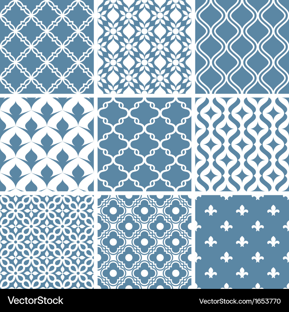 Seamless Abstract Patterns vector image