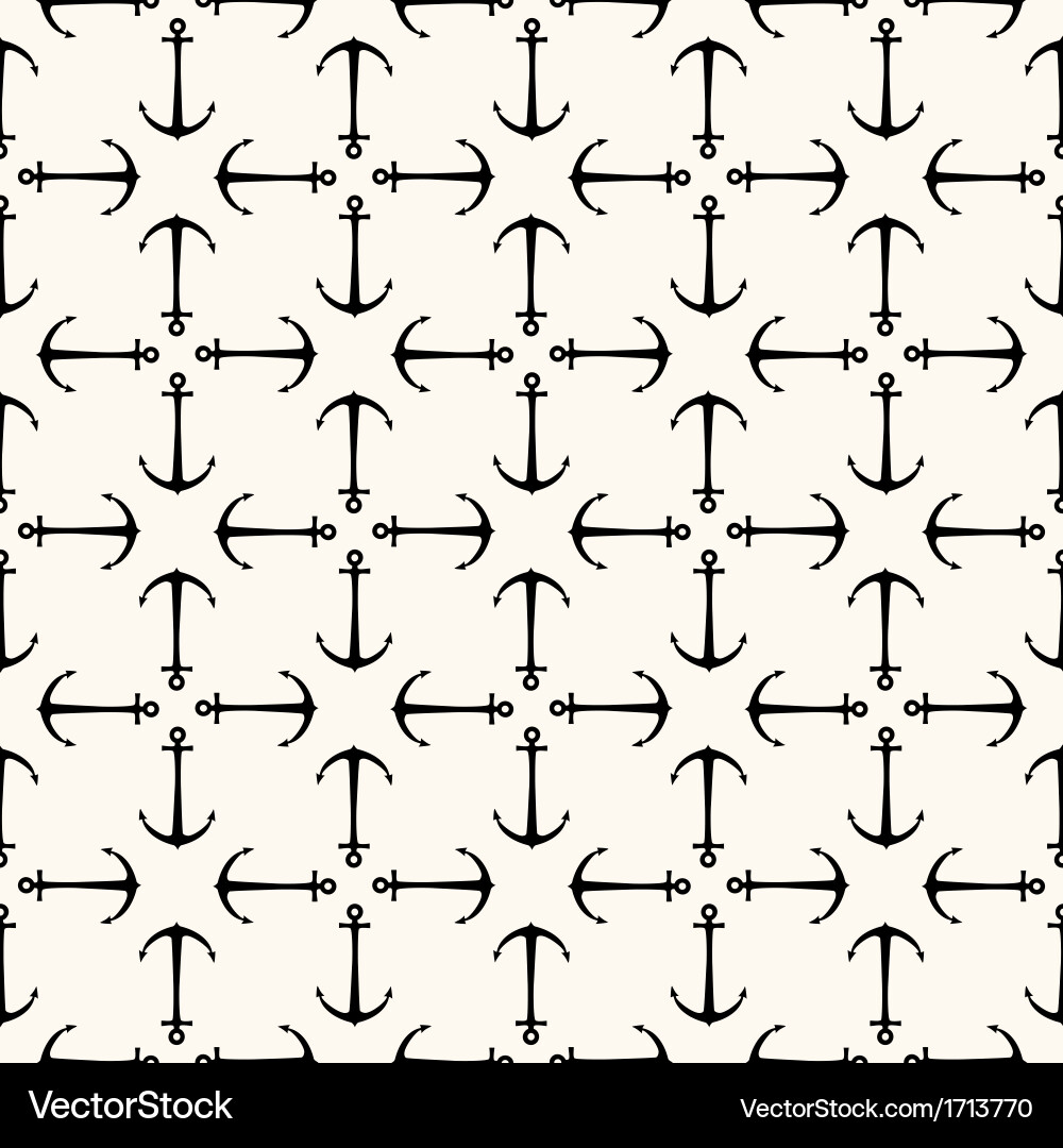 Seamless retro pattern vector image