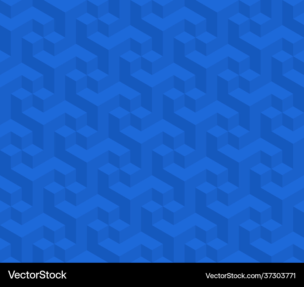 Geometric pattern with three-dimensional shape Geometric pattern with three-dimensional shape vector image