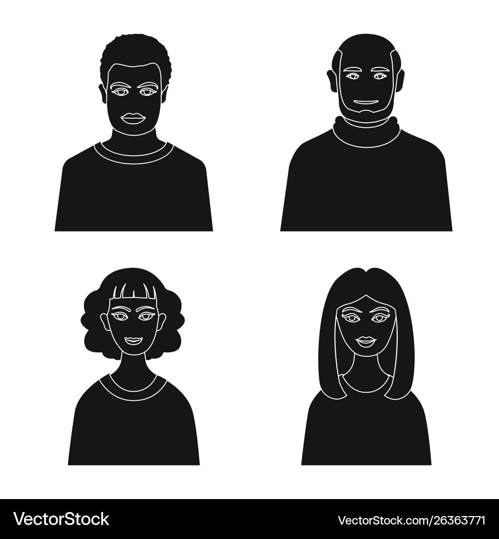 Isolated object photo and character sign Vector Image