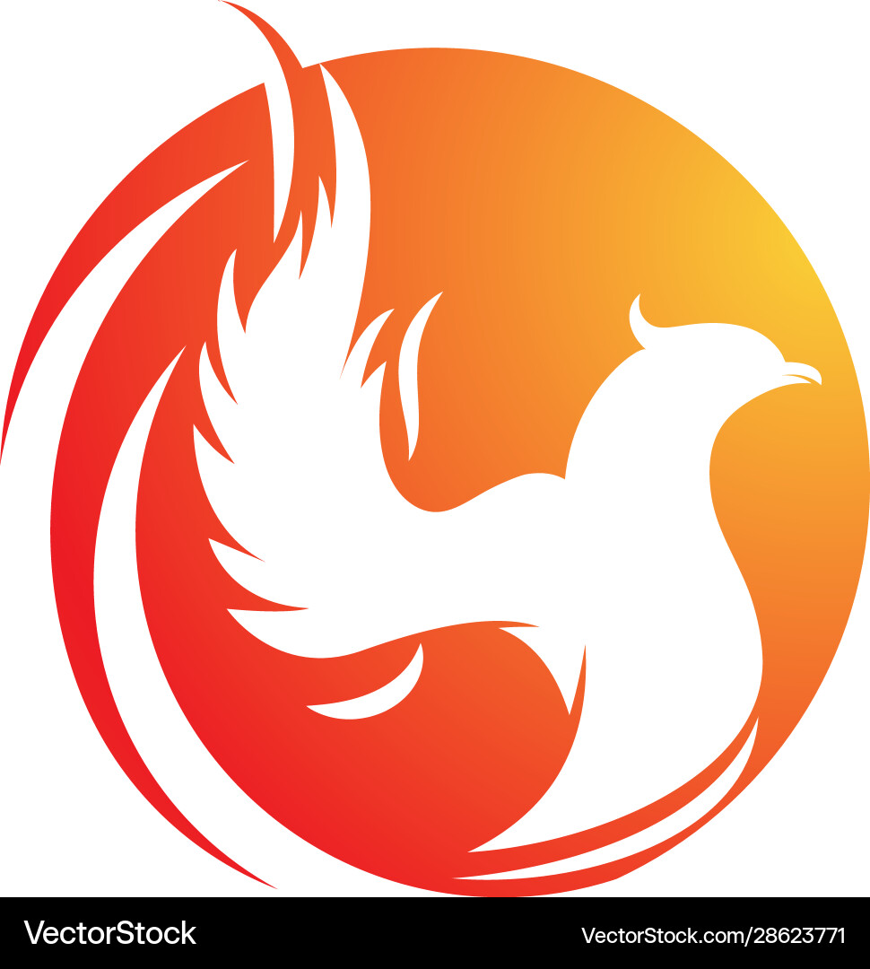 Phoenix icon Phoenix icon Vector Image