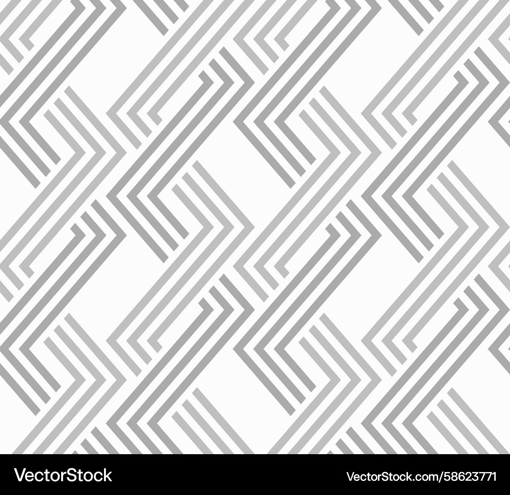 Seamless geometric pattern of interlocking zigzag Vector Image