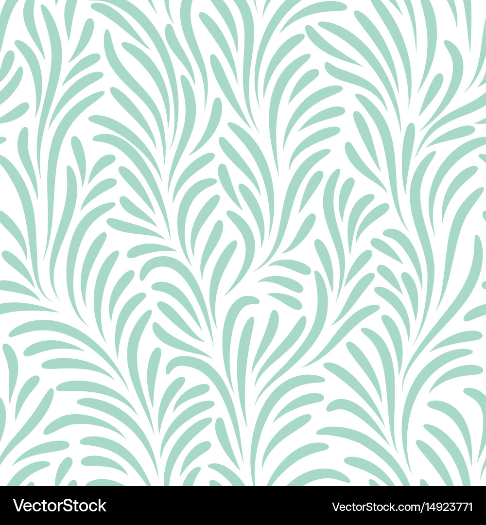 Seamless pattern with leafs vector image