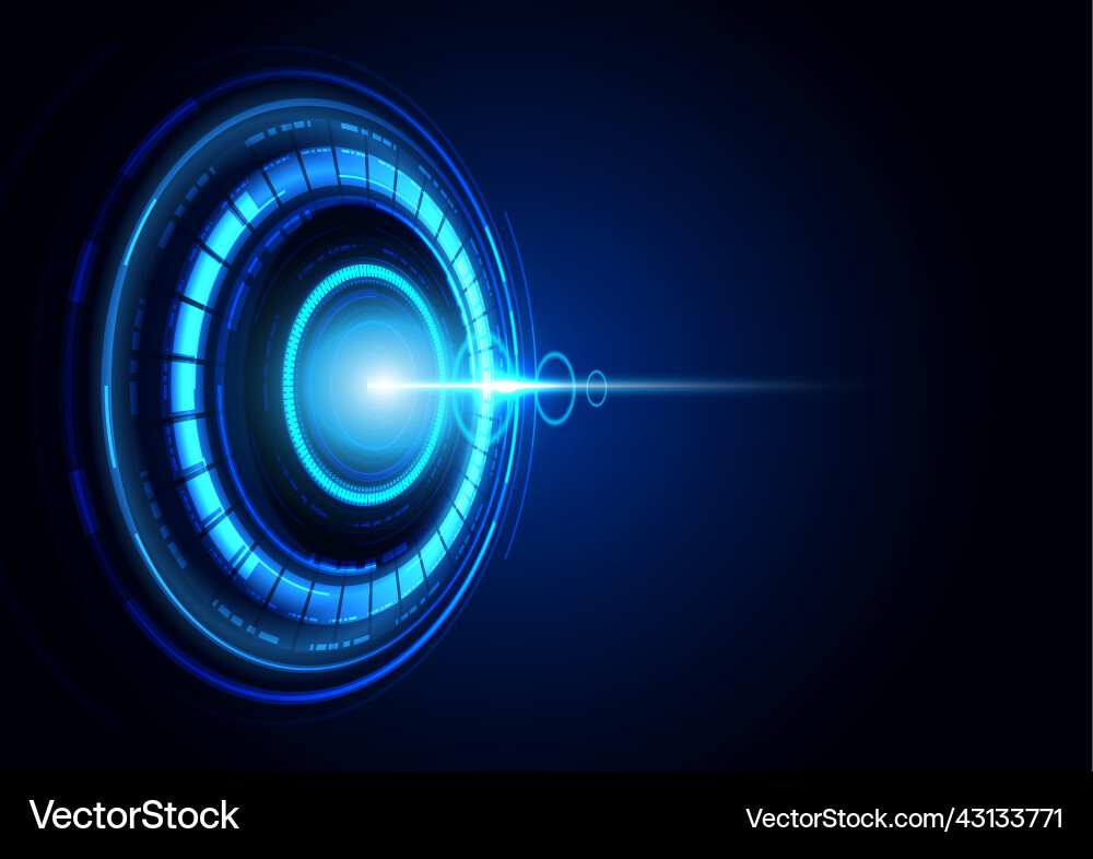 Technology background with hi-tech digital data Technology background with hi-tech digital data vector image