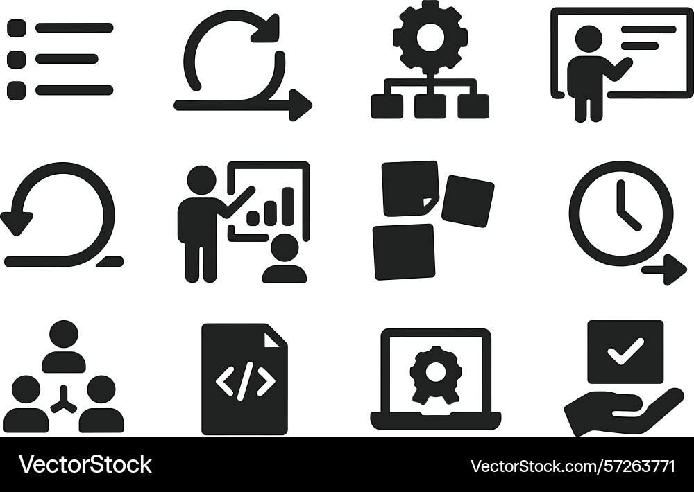 Visual representation of teamwork project Visual representation of teamwork project vector image