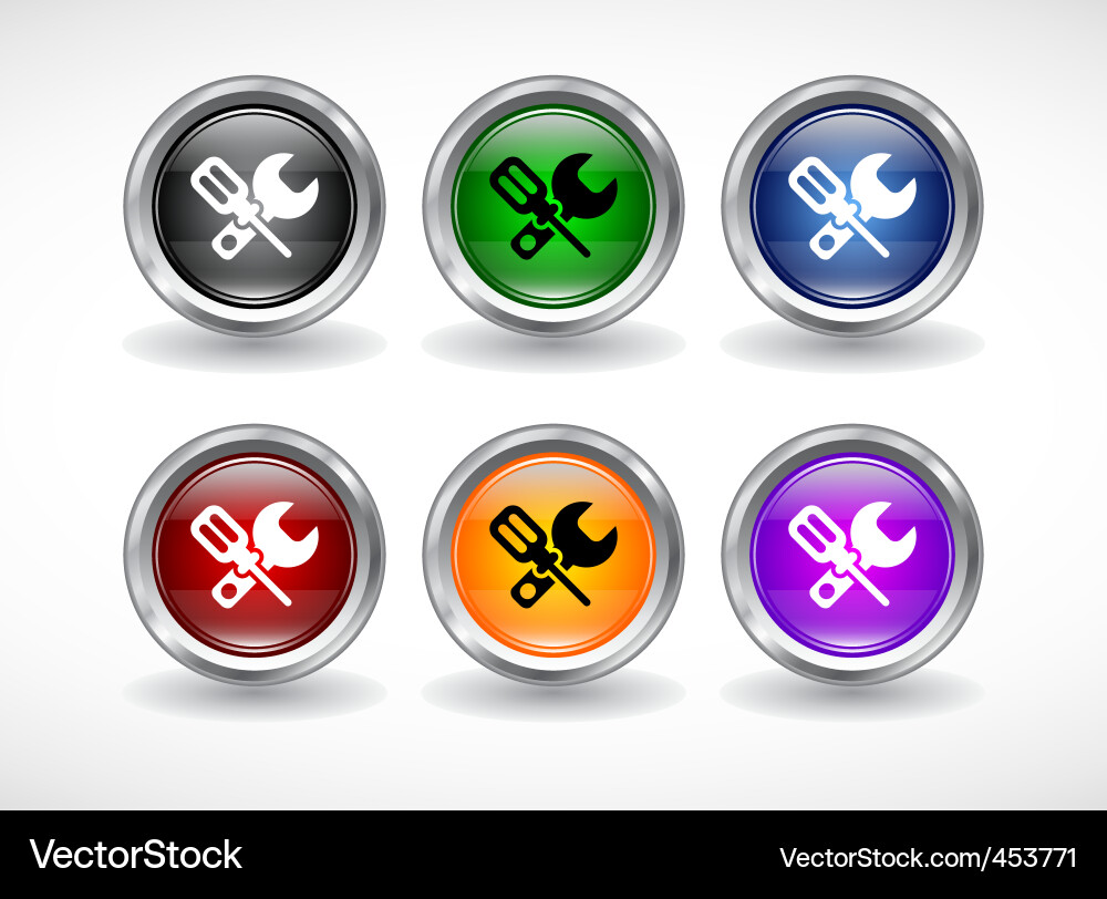 Web design icons vector image
