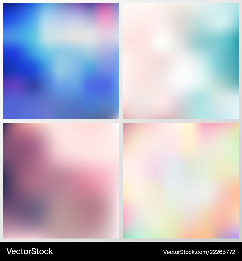 Abstract Blurred Backgrounds vector image