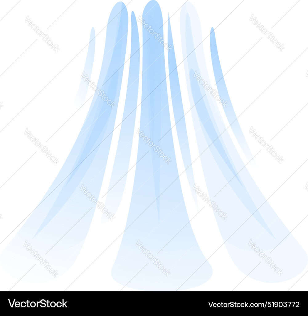 Blue abstract shapes creating wavy lines Blue abstract shapes creating wavy lines vector image