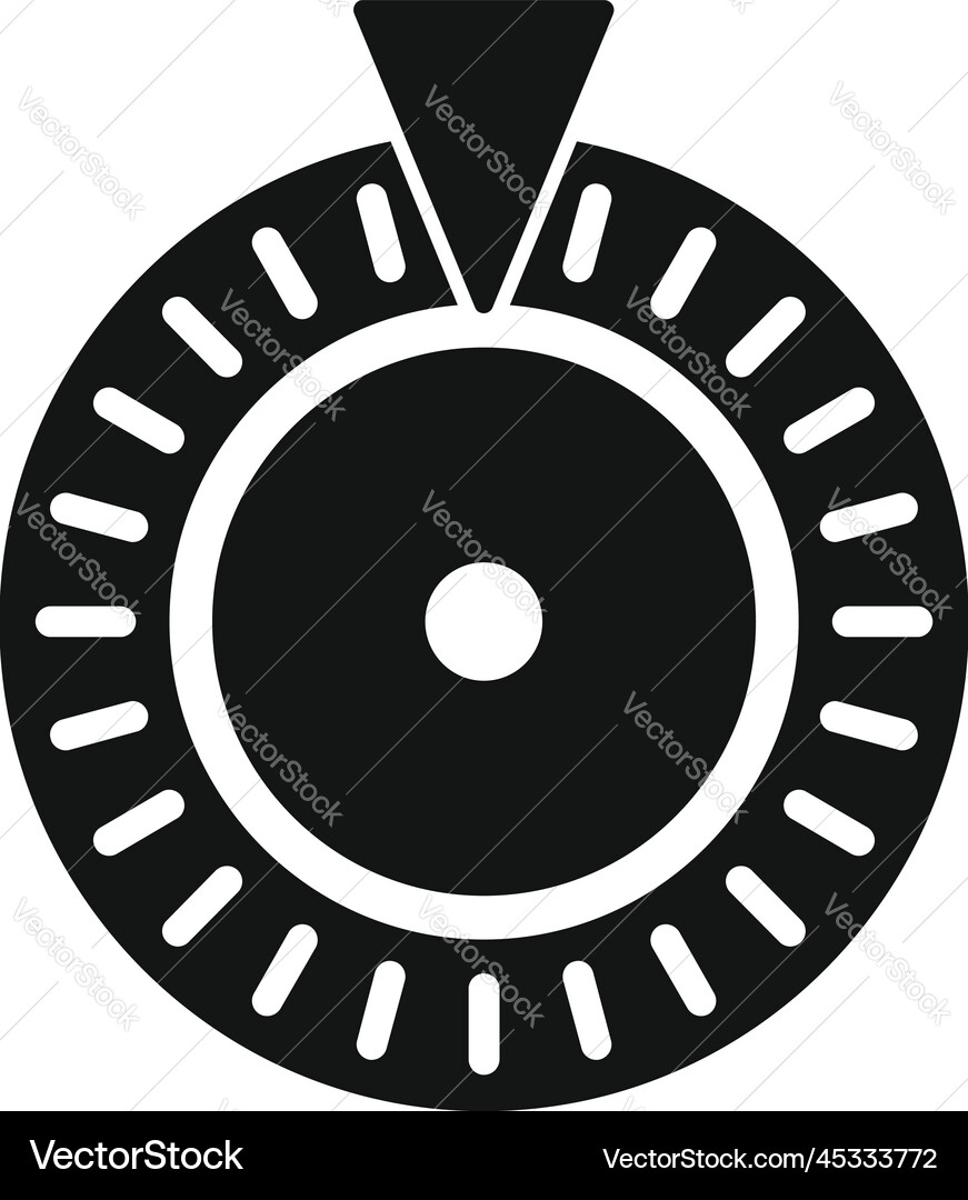Cipher wheel icon simple data encryption Cipher wheel icon simple data encryption vector image