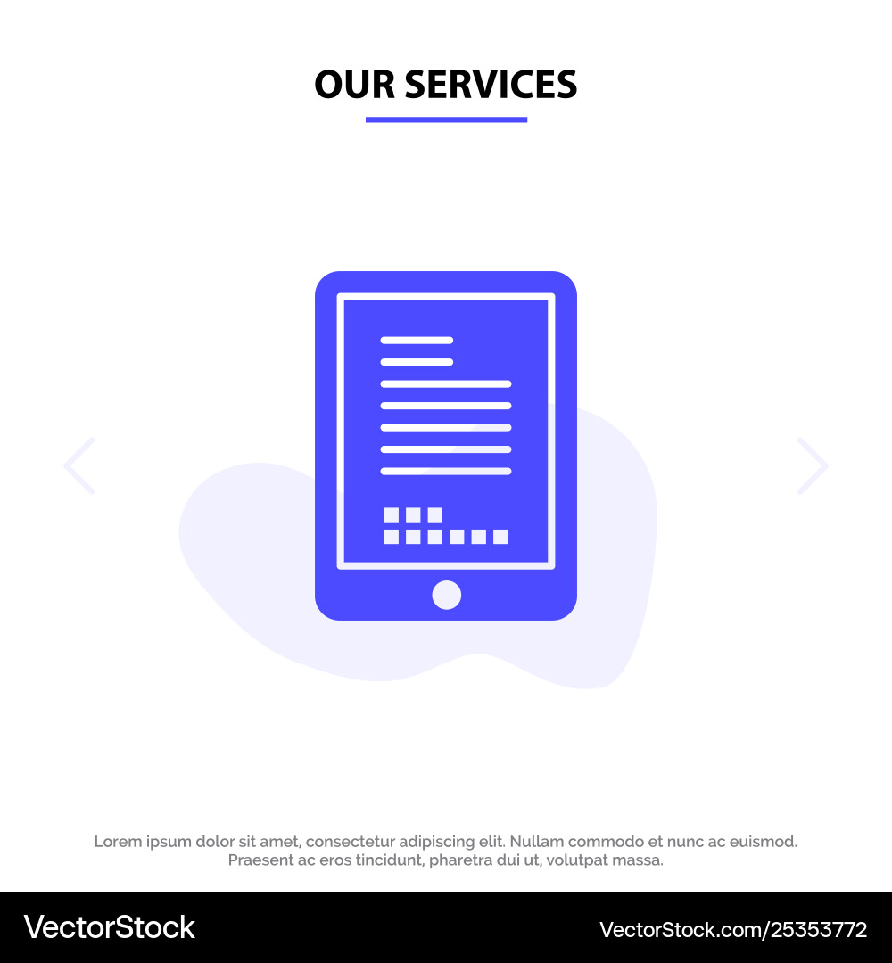 Our services mobile coding hardware cell solid Our services mobile coding hardware cell solid vector image