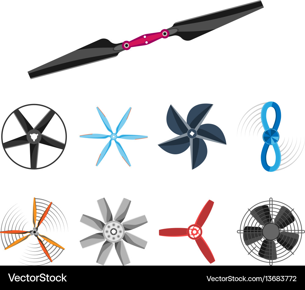 Propeller Fan Propeller Fan vektorbild