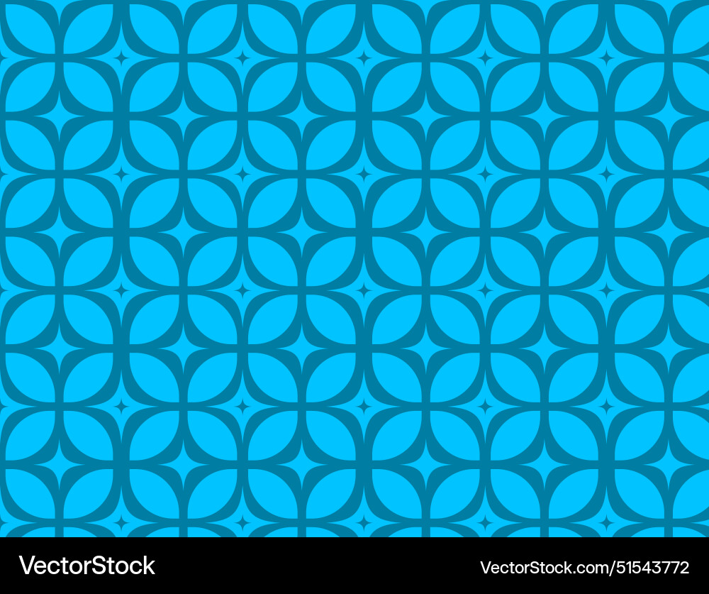 Seamless pattern design with different shapes vector image