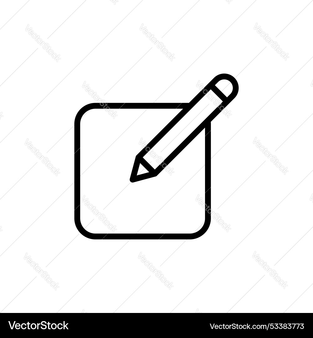 Edit icon set document button draw notepad Edit icon set document button draw notepad vector image