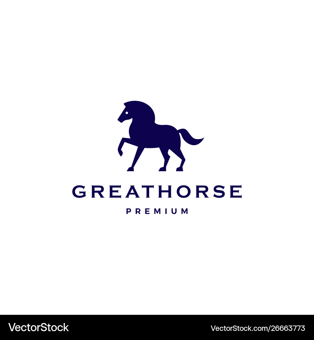 Horse logo icon Horse logo icon vector image