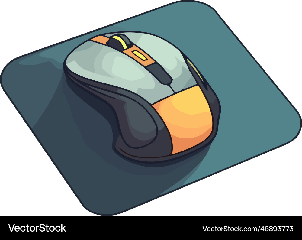 Modern computer mouse symbol icon vector image