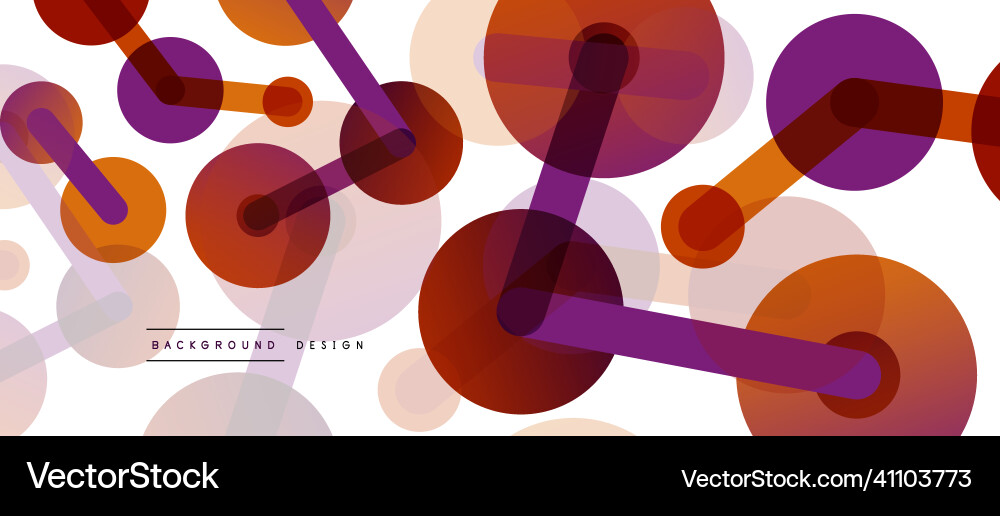 Network concept abstract background dots Vector Image