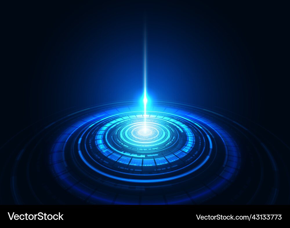 Technology background with hi-tech digital data Technology background with hi-tech digital data vector image