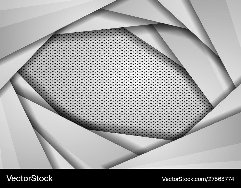 Abstrakte Hintergrundüberlappung Dimension grau weiß Abstrakte Hintergrundüberlappung Dimension grau weiß vektorbild