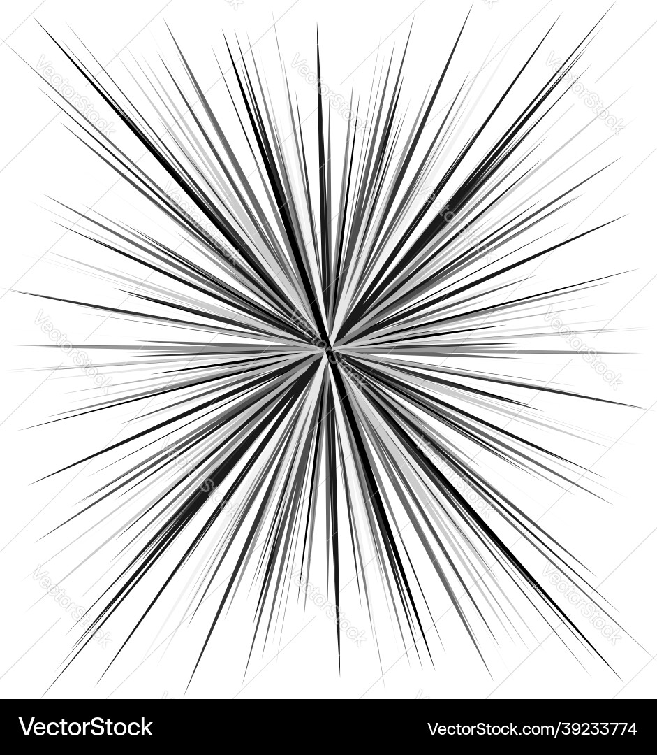 Radial radiating dynamic rays beams lines Radial radiating dynamic rays beams lines Vector Image