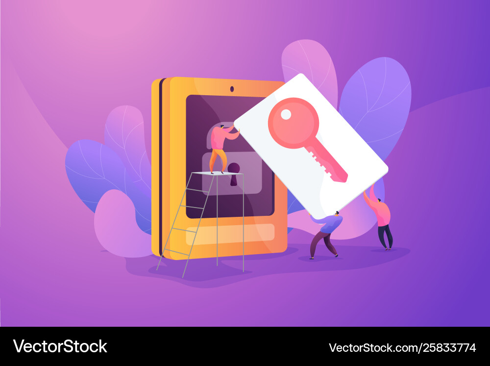 Security access card Security access card vector image