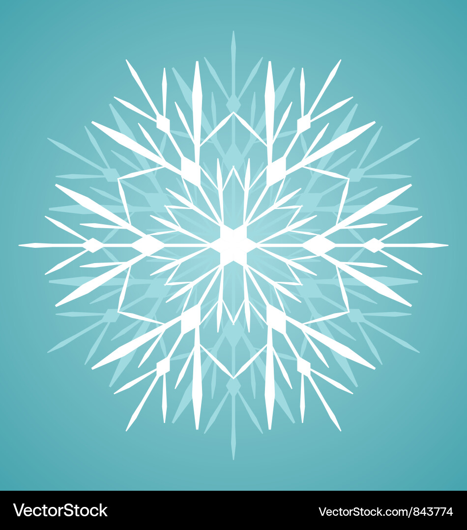Snowflake Vector Image