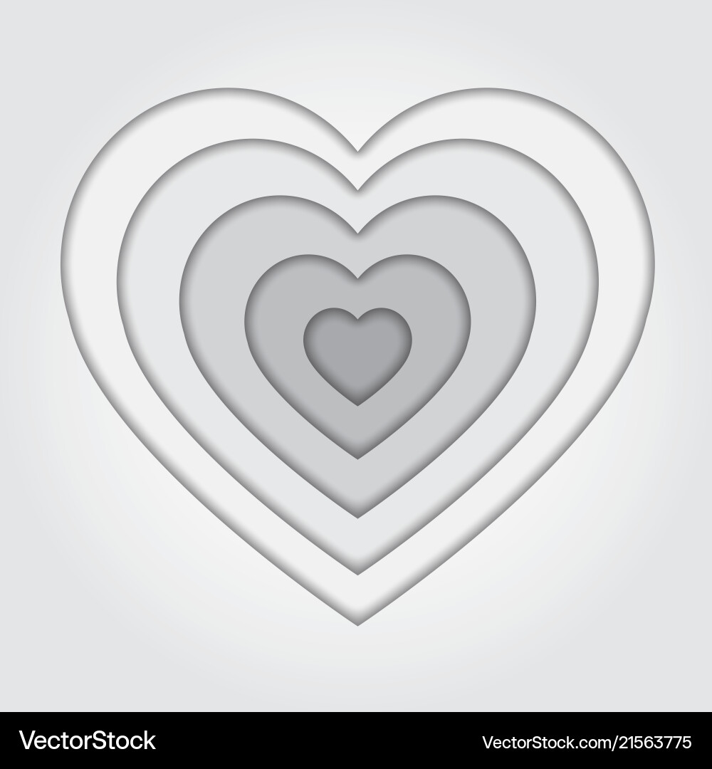 Abstract heart shape love concept Abstract heart shape love concept vector image