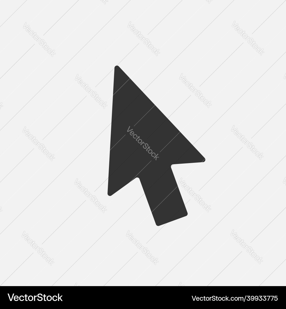 Cursor icon Cursor icon vector image
