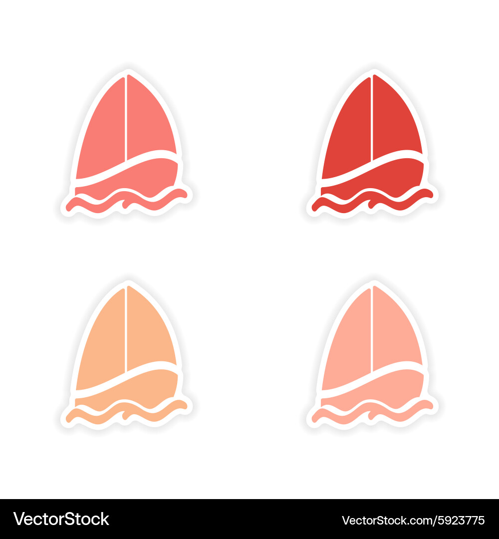 Flat with shadow concept and mobile application Vector Image
