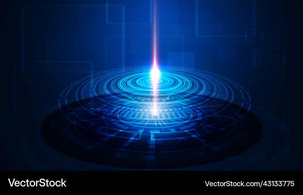 Technology background with hi-tech digital data Technology background with hi-tech digital data vector image