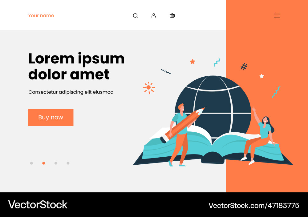 Tiny happy characters in front of giant book Tiny happy characters in front of giant book vector image