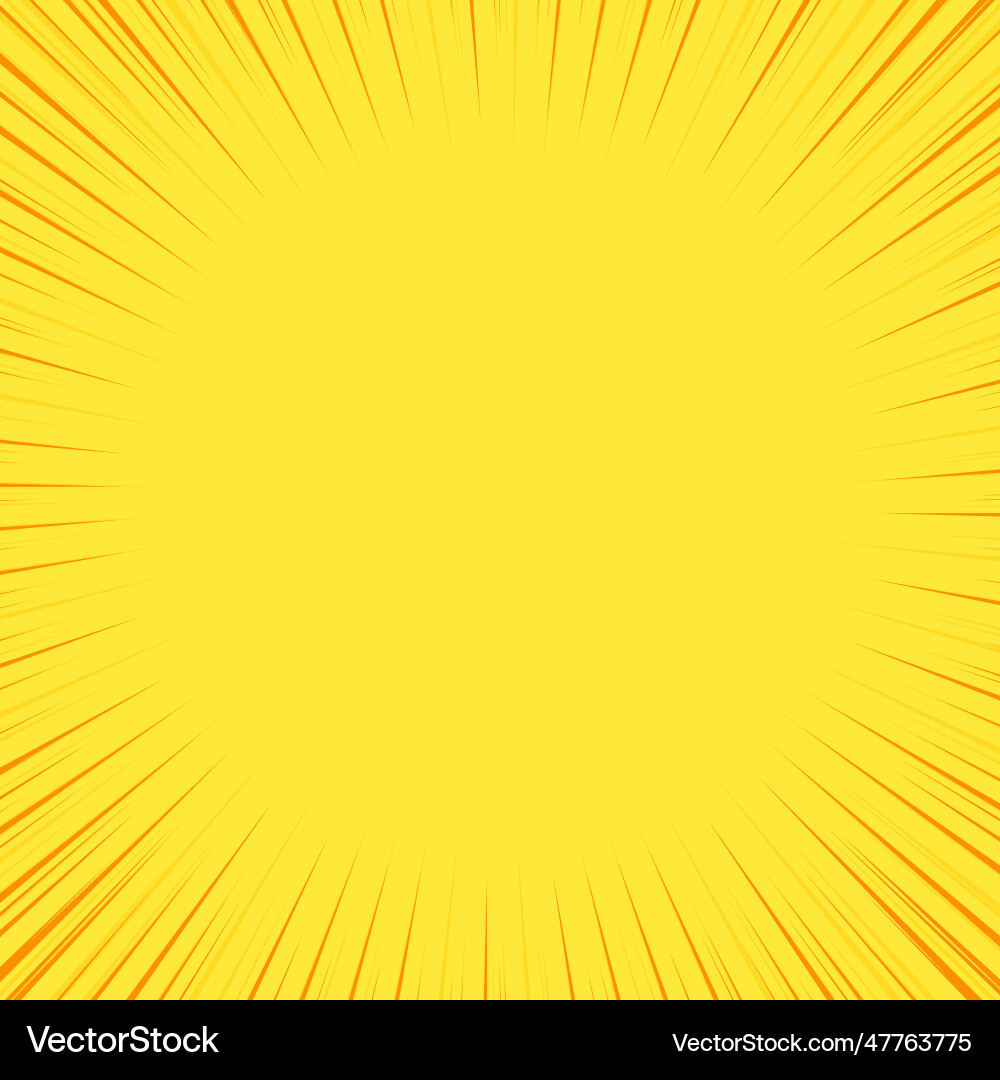 Yellow colored ray burst style background speed Yellow colored ray burst style background speed vector image