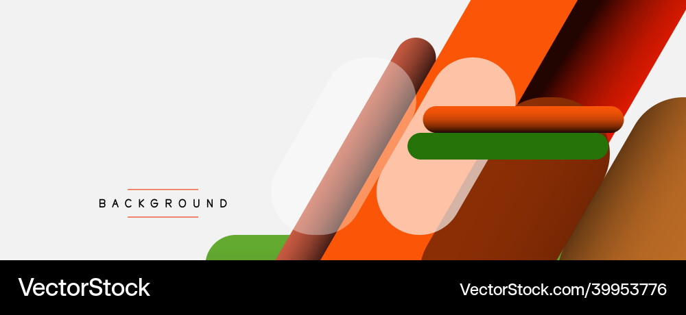 Abstract background round shapes lines Vector Image