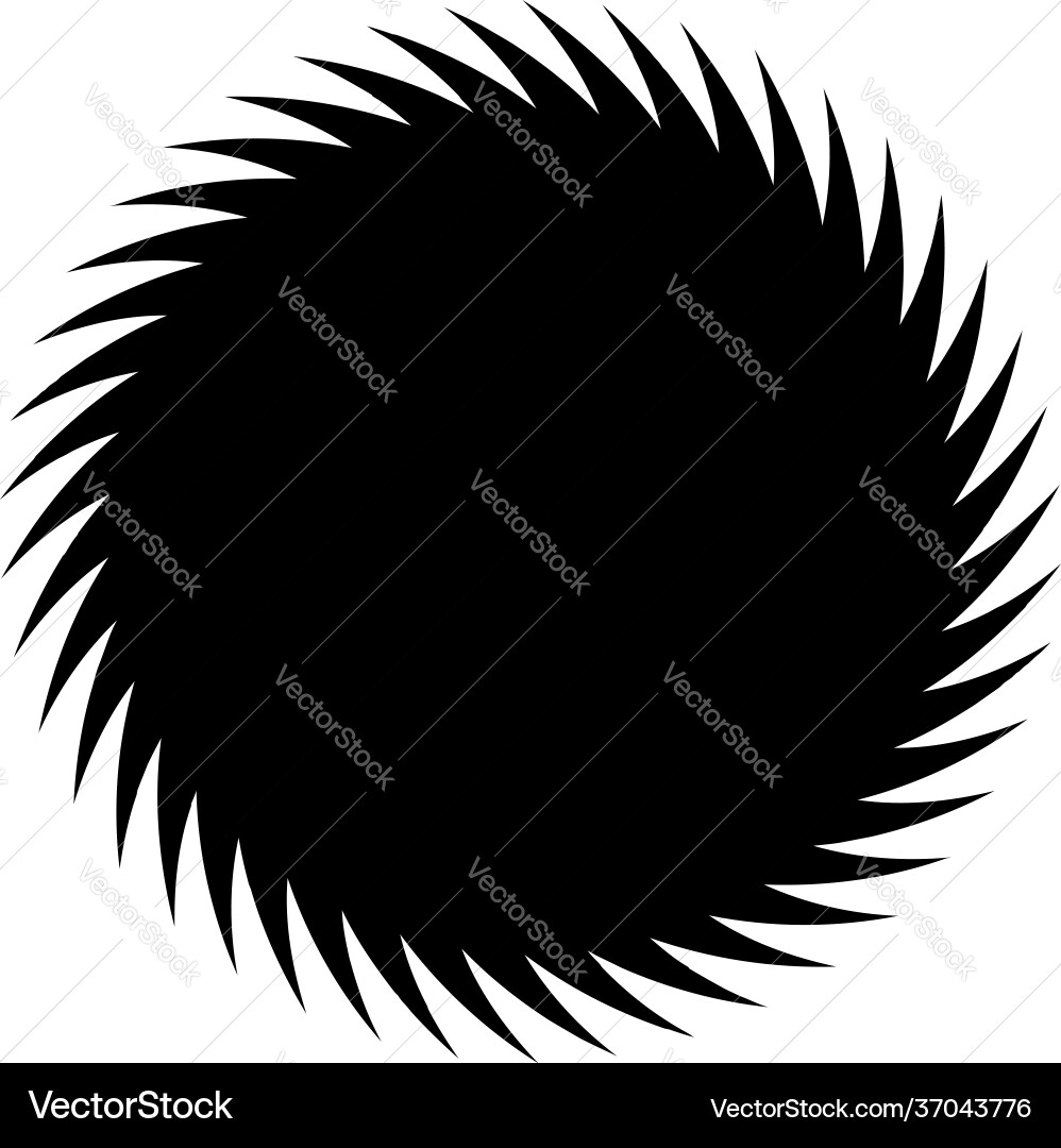 Cyclical circle helix volute element concentric Vector Image