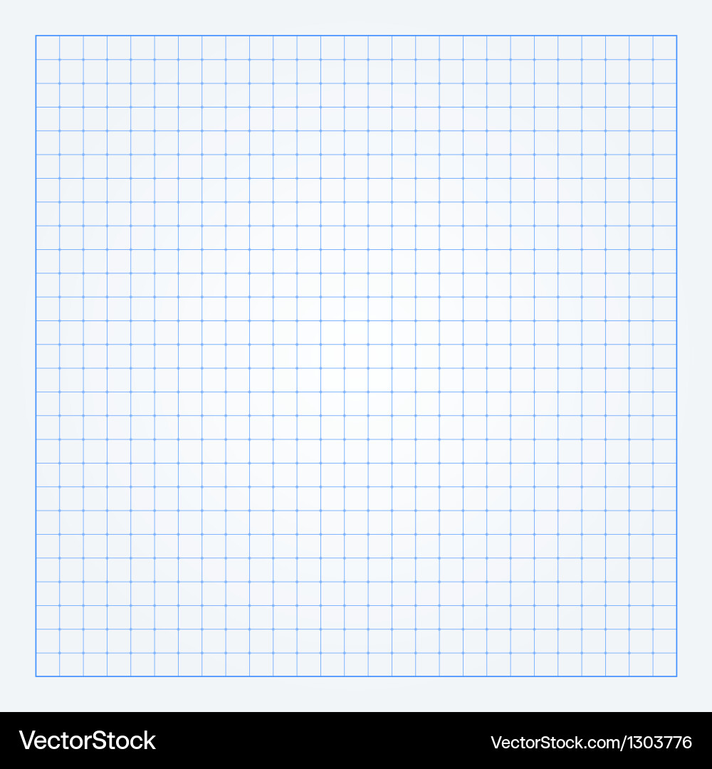 Graph paper background vector image