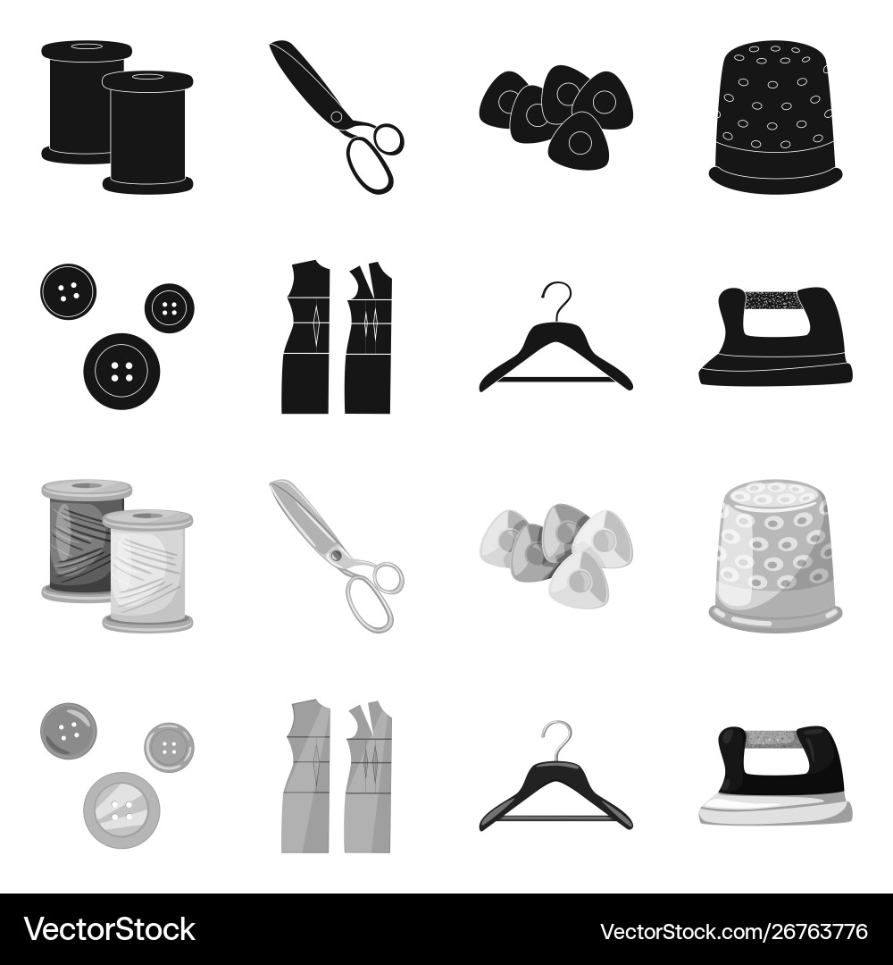 Isolated object craft and handcraft icon set Isolated object craft and handcraft icon set Vector Image