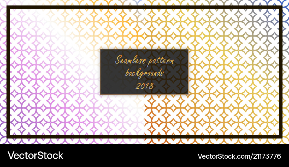 Set of seamless patterns repeating geometric Set of seamless patterns repeating geometric vector image