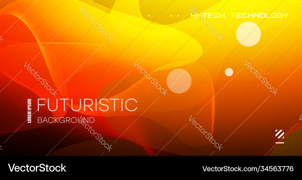 Simple fluid color gradient abstract background Vector Image