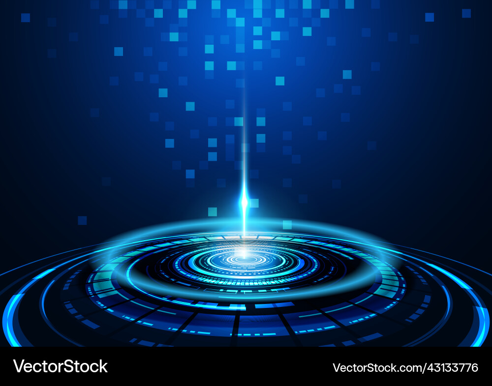 Technology background with hi-tech digital data Technology background with hi-tech digital data vector image