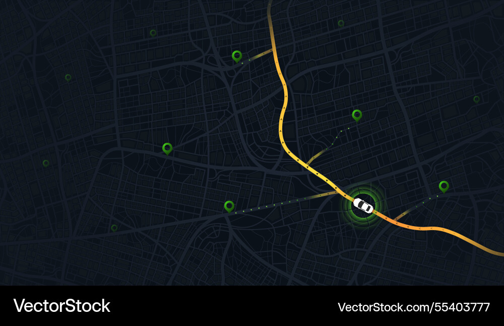 Abstract gps navigation smart car location Abstract gps navigation smart car location vector image