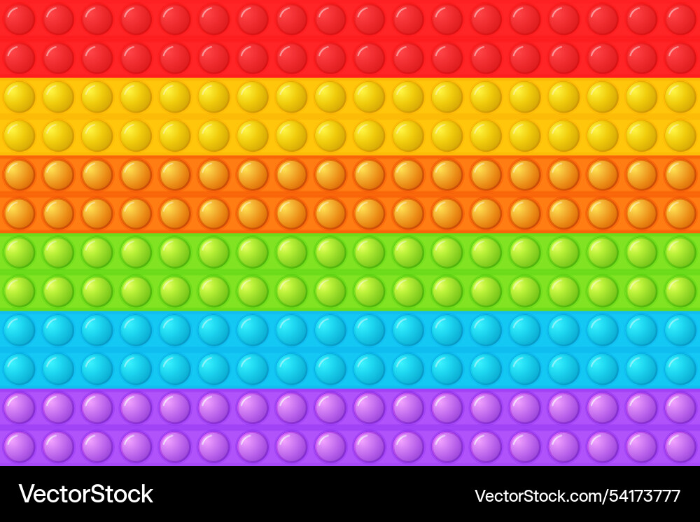 Seamless pattern with trendy game pop it simple Vector Image