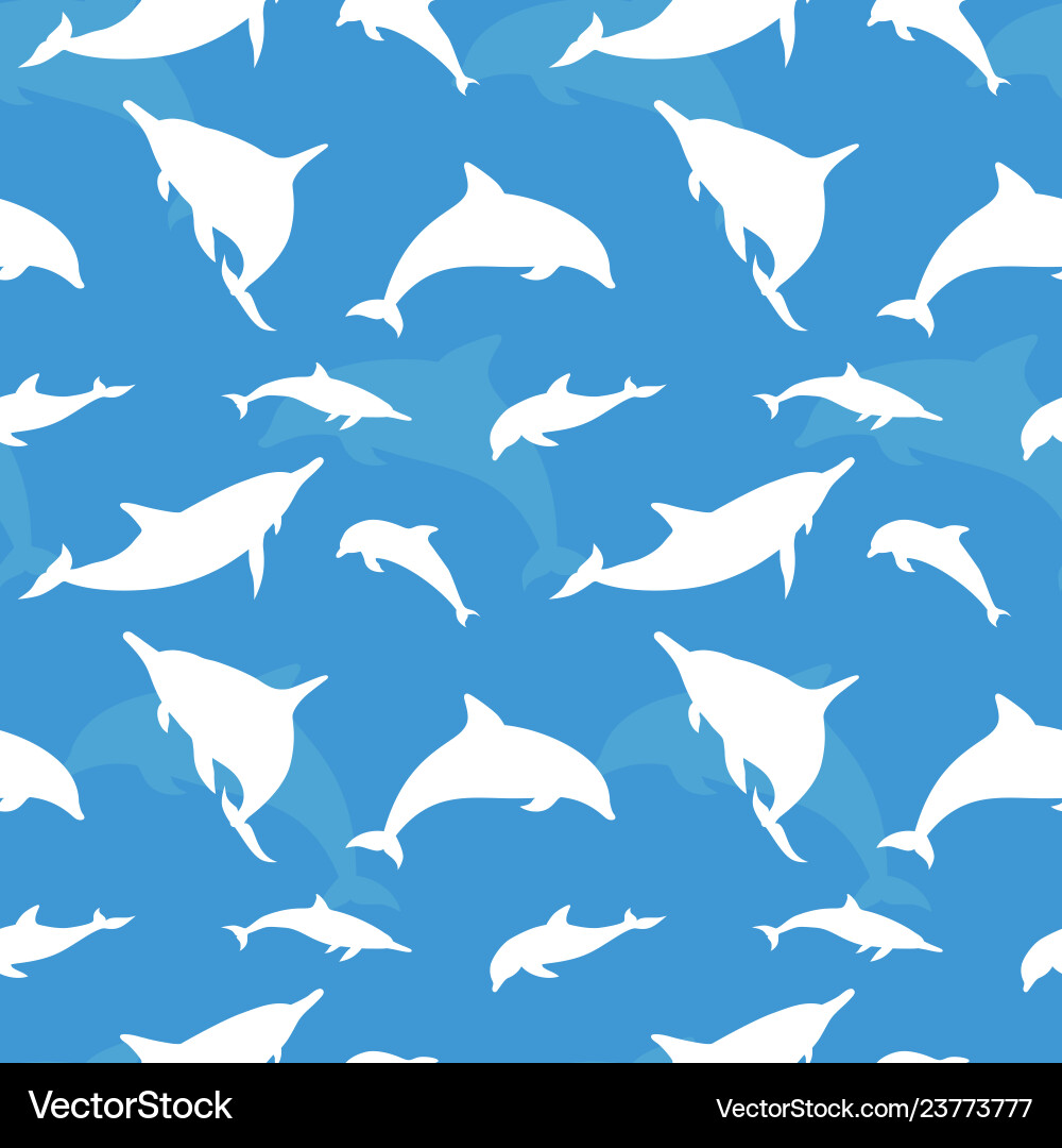 Seamless repeatable pattern of jumping playful vector image