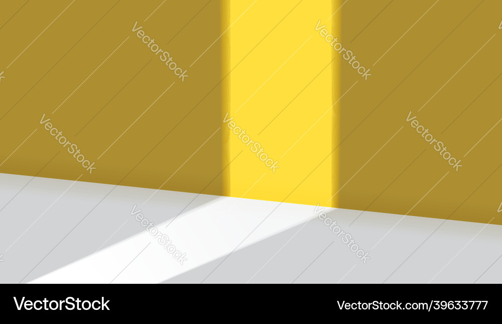 Studio for product display with copy space ray vector image