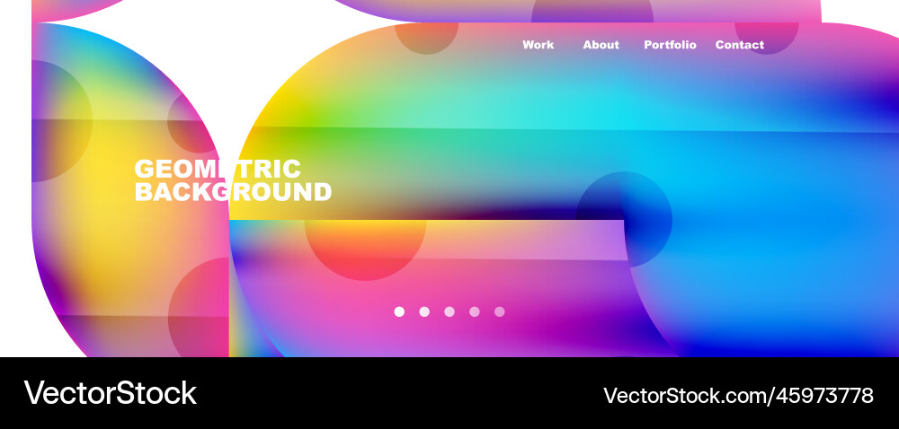 Circle round elements and lines geometric Circle round elements and lines geometric vector image
