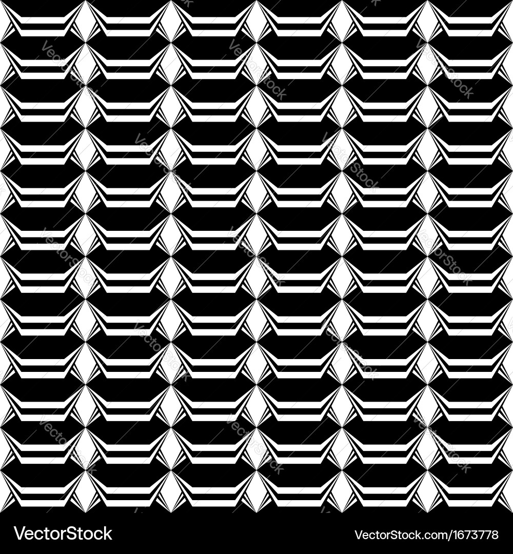 Design seamless monochrome striped pattern Vector Image