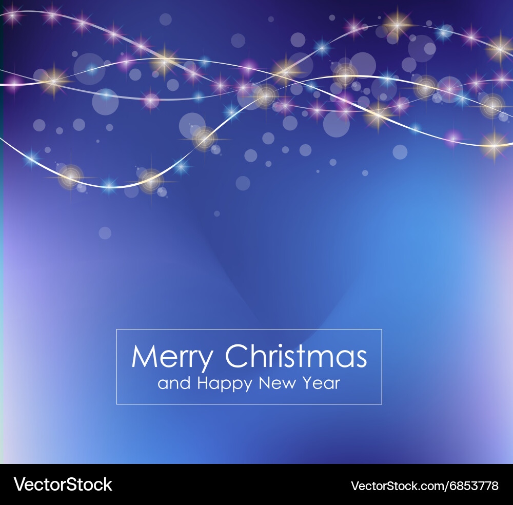 Frohe Weihnachten Neujahr Hintergrund Vektorbild