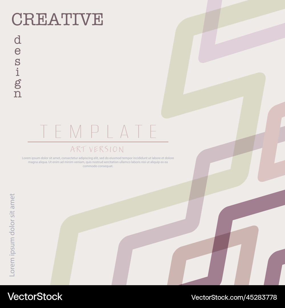 Intersecting lines geometric abstract composition Intersecting lines geometric abstract composition vector image